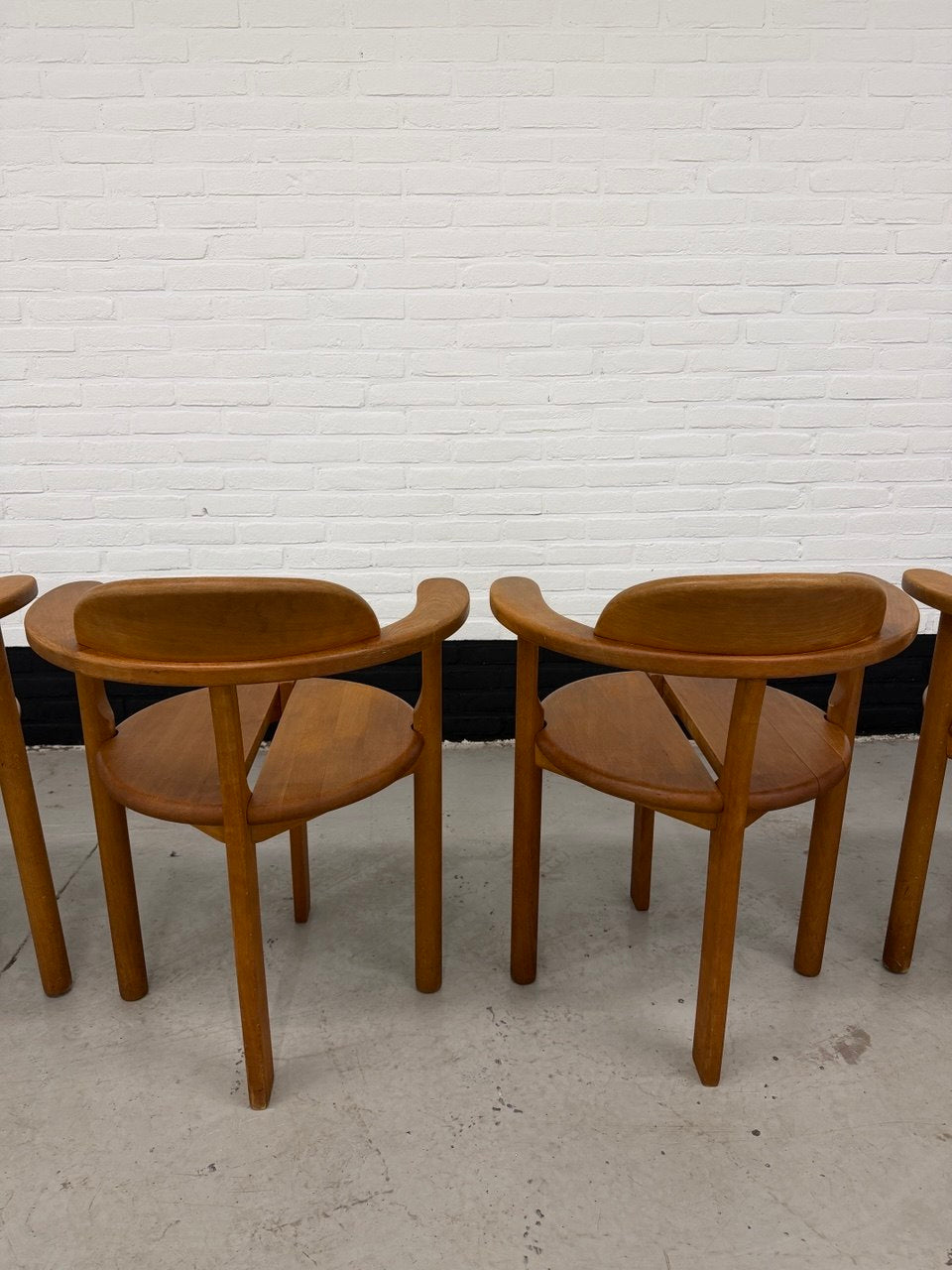 6 x Brahlstorf Design stoelen, jaren 70