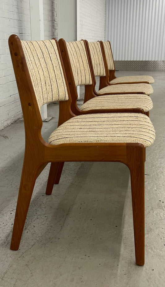 Vintage stoelen Erik Buch model 89 Anderstup