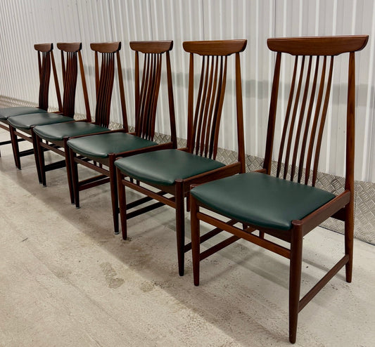Danish Teak Dining Chairs, Arne Vodder