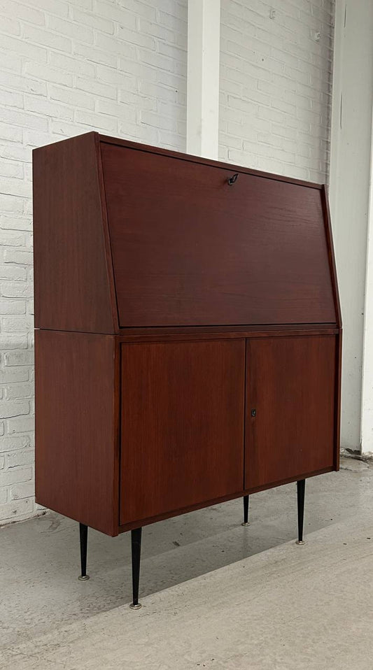 Vintage 2-delige modulaire secretaire