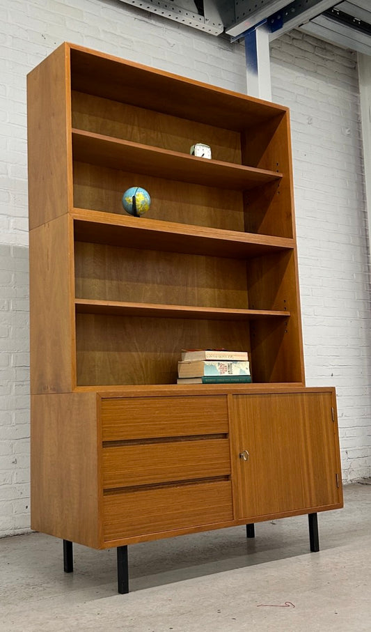 Vintage 3-delige boekenkast / wandkast