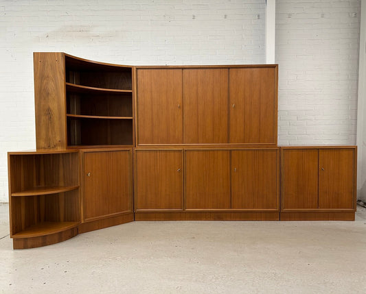 Vintage modulair wandmeubel