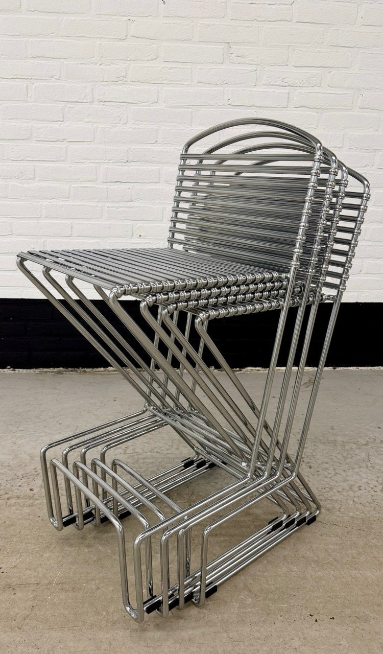 4 x vintage Till Behrens barkrukken