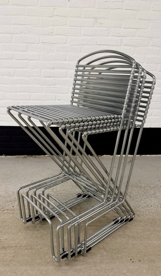 4 x vintage Till Behrens barkrukken