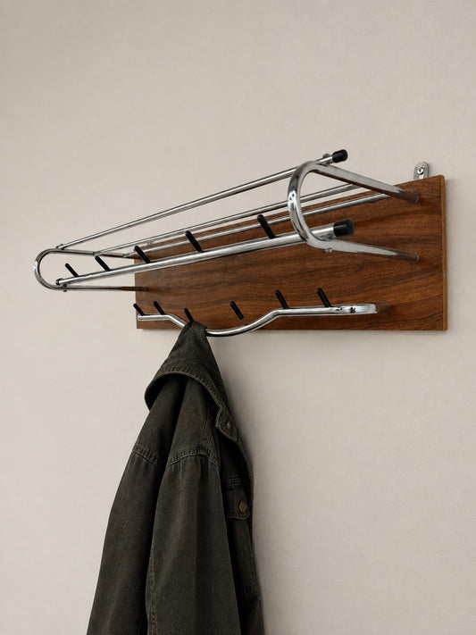 Vintage buisframe wandkapstok