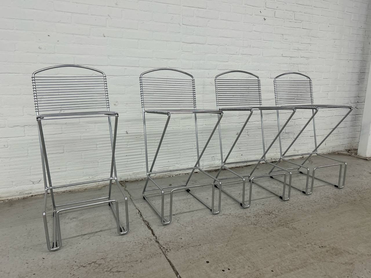 4 vintage design Till Behrens barkrukken