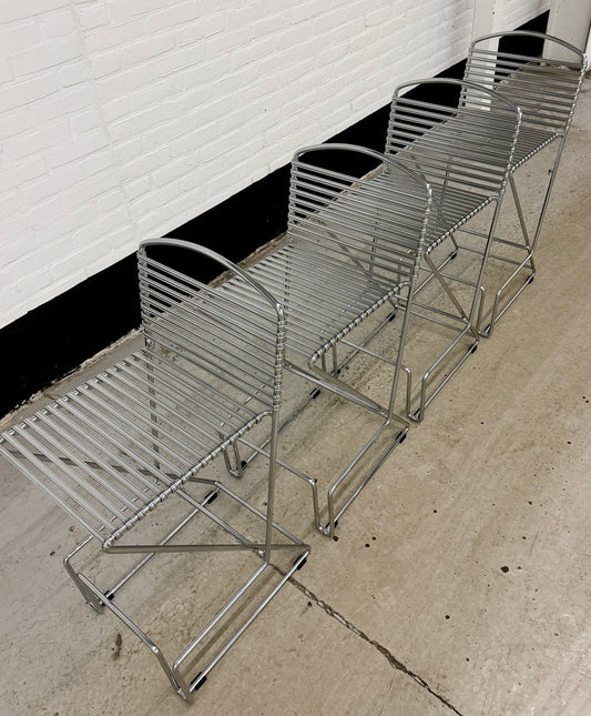 4 x vintage Till Behrens barkrukken