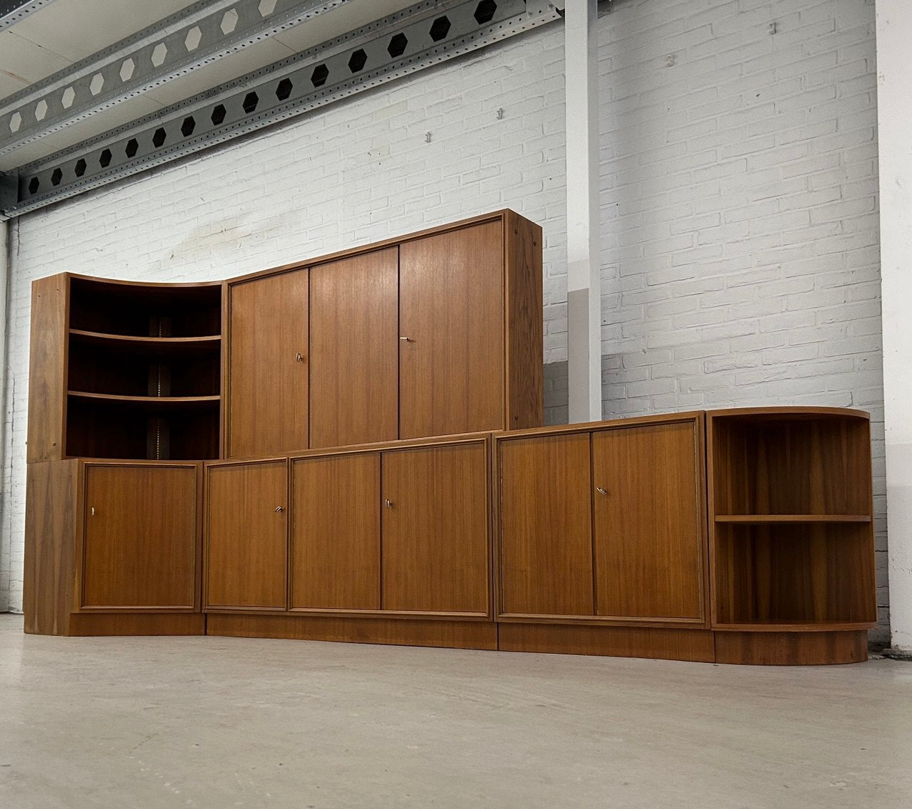 Vintage modulair wandmeubel