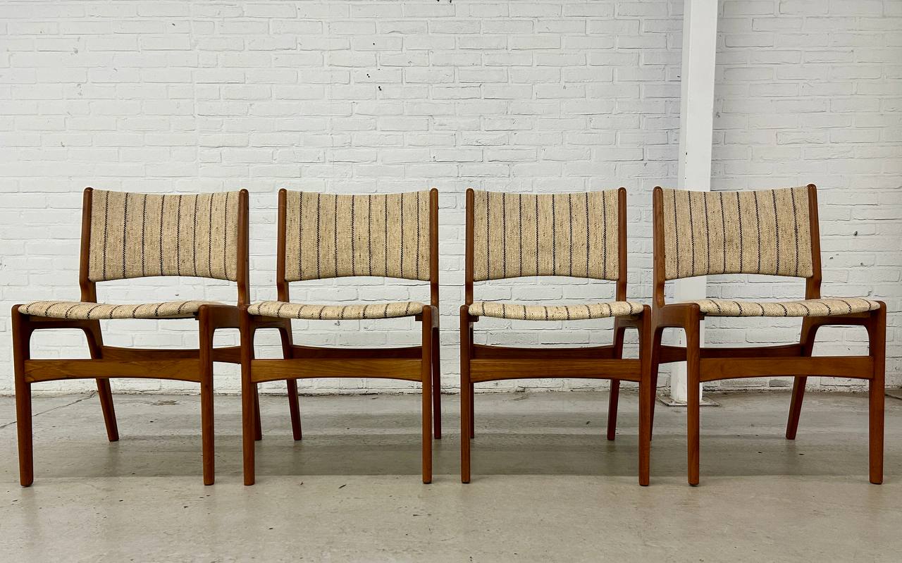 Vintage stoelen Erik Buch model 89 Anderstup