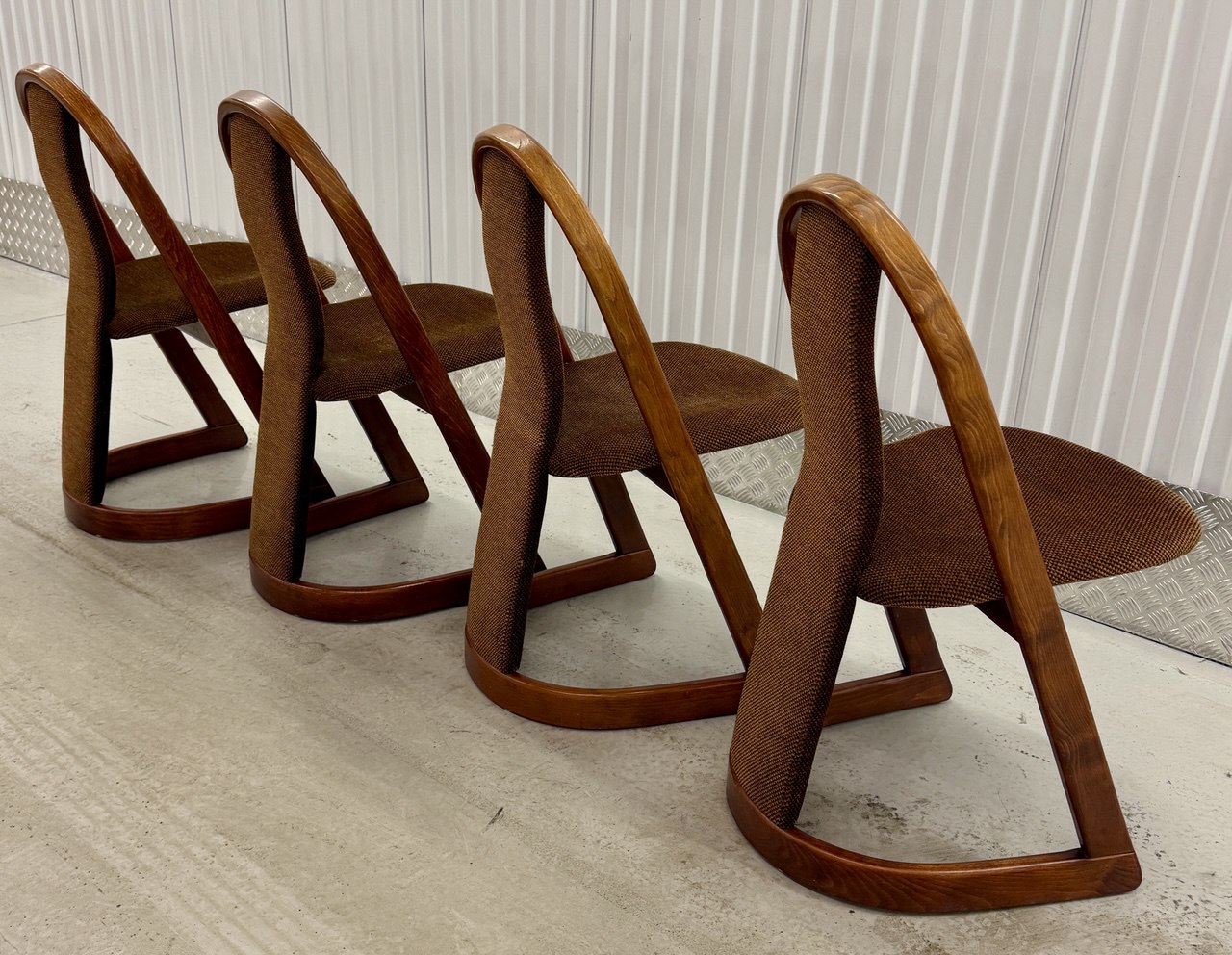 Set van 4 vintage design stoelen