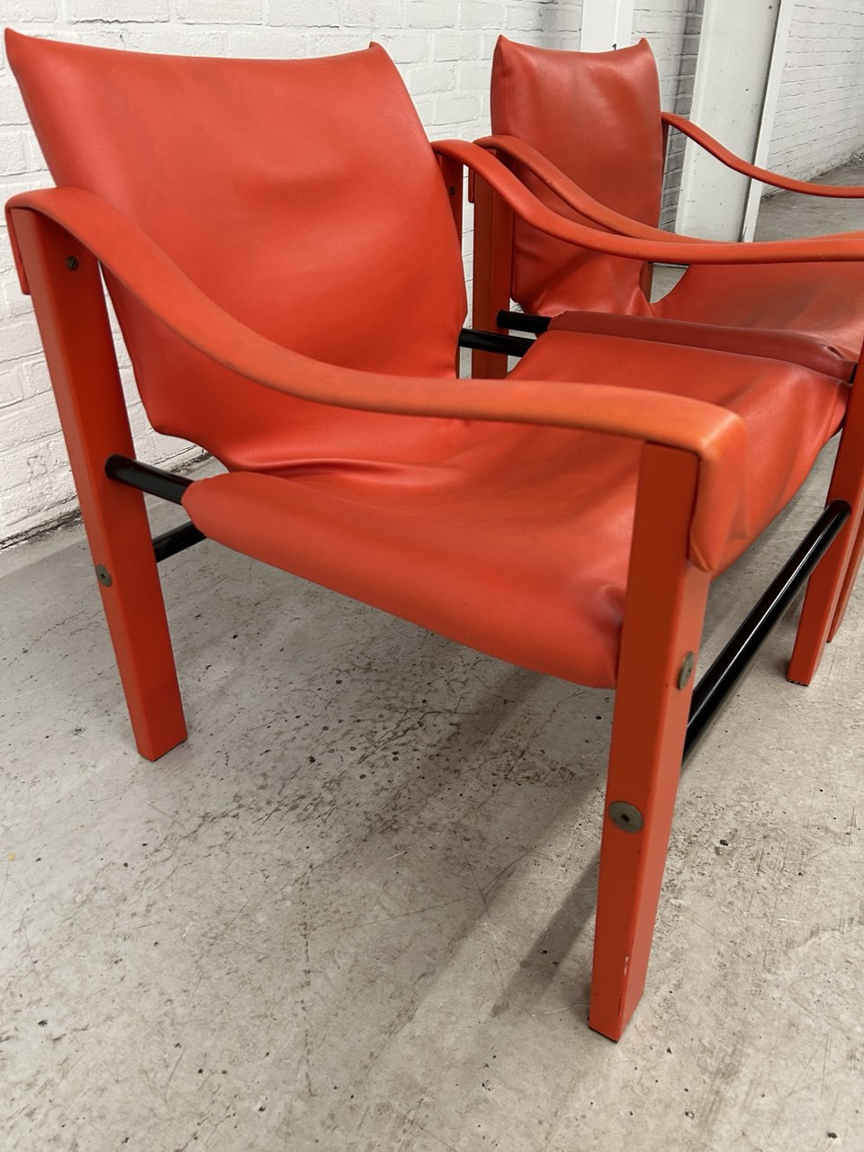 Vintage Arkana Safari chairs / set