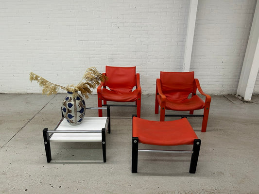 Vintage Arkana Safari chairs / set