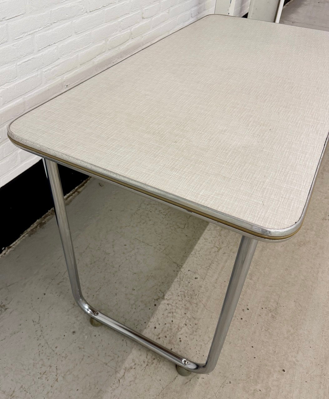 Vintage buisframe Maquet desk, doktersbureau