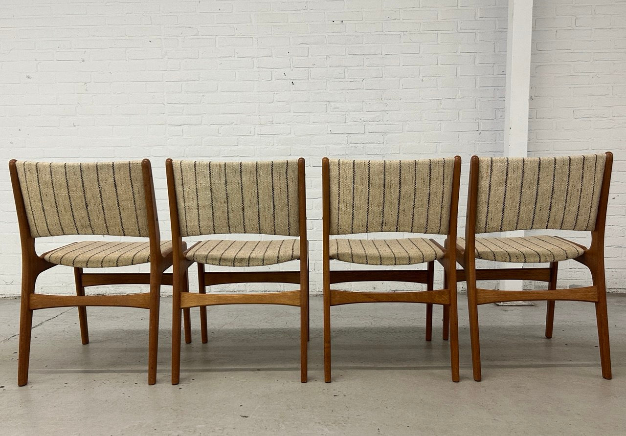 Vintage stoelen Erik Buch model 89 Anderstup