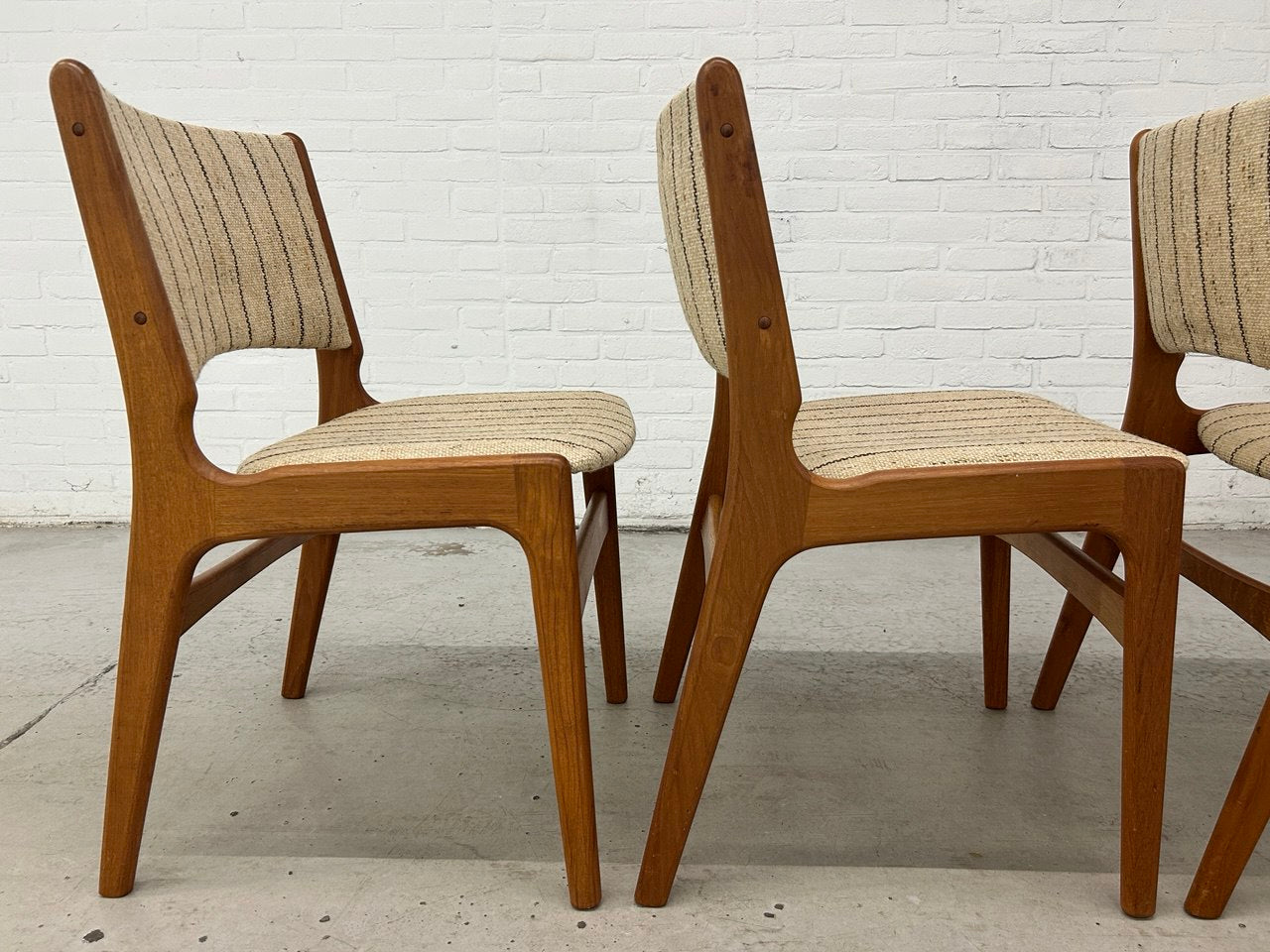 Vintage stoelen Erik Buch model 89 Anderstup