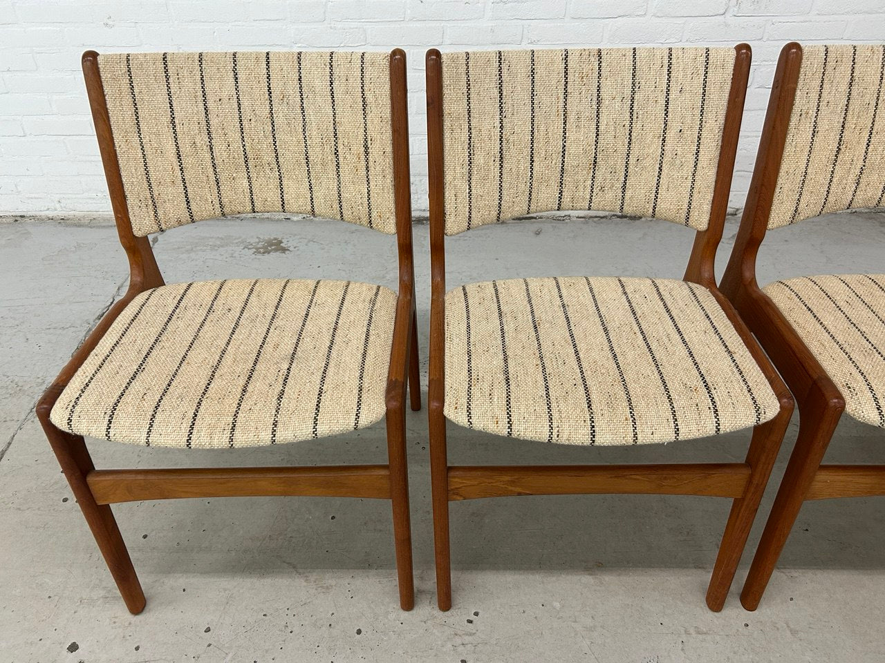 Vintage stoelen Erik Buch model 89 Anderstup