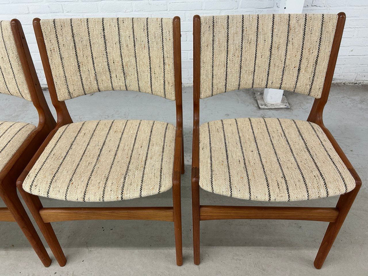 Vintage stoelen Erik Buch model 89 Anderstup