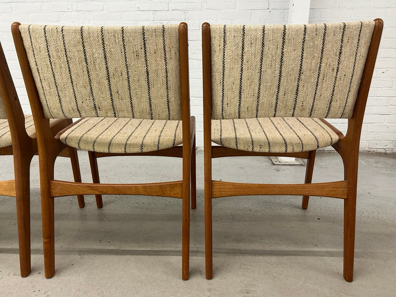 Vintage stoelen Erik Buch model 89 Anderstup