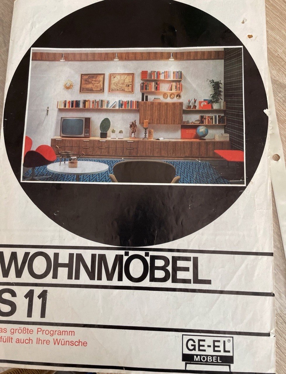 XXL vintage wandmeubel GE-EL S11