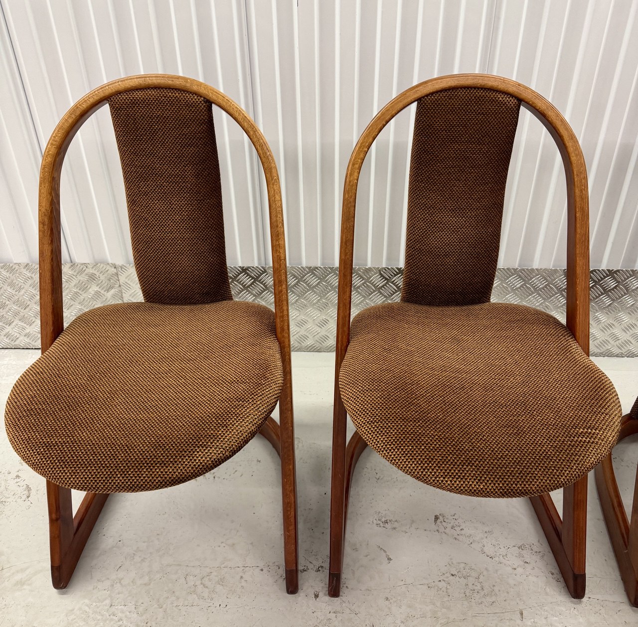 Set van 4 vintage design stoelen