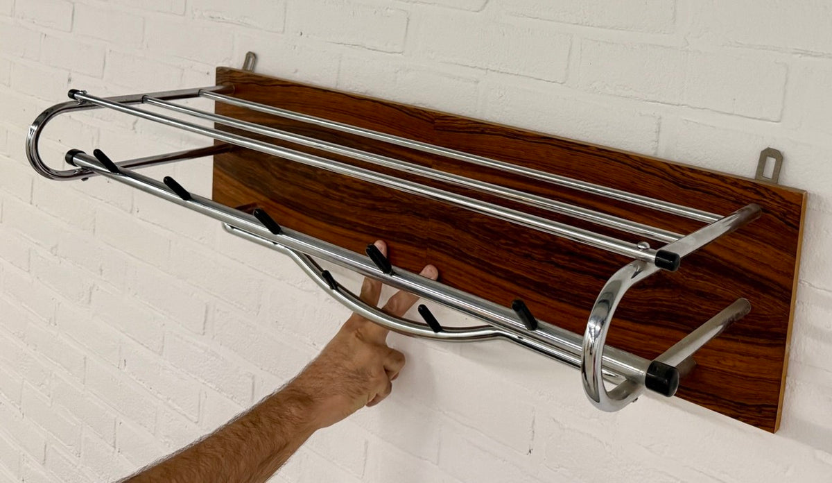 Vintage buisframe wandkapstok
