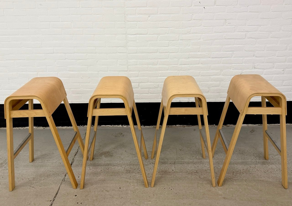 4 vintage IKEA ‘Salve’ barkrukken