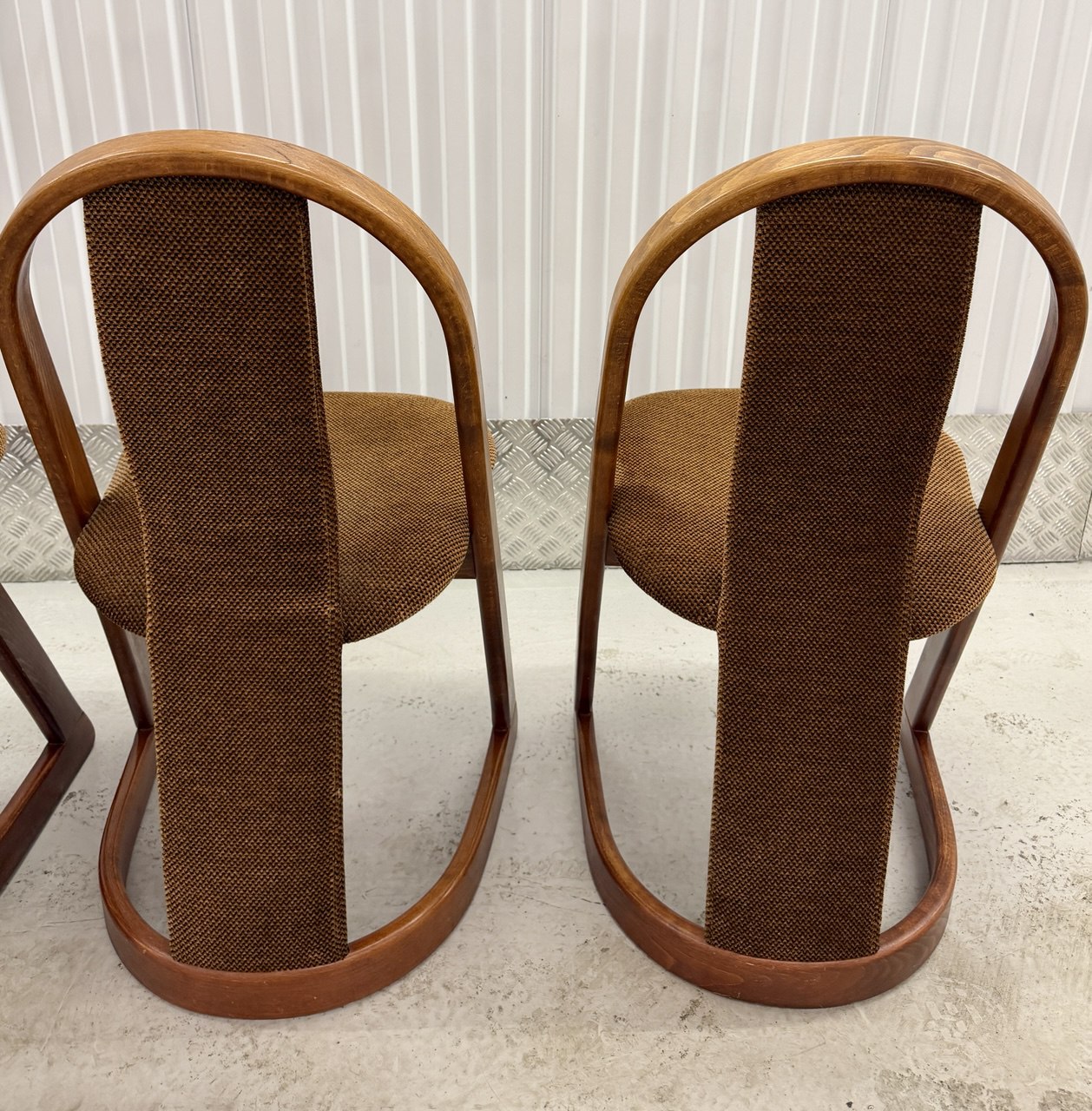 Set van 4 vintage design stoelen