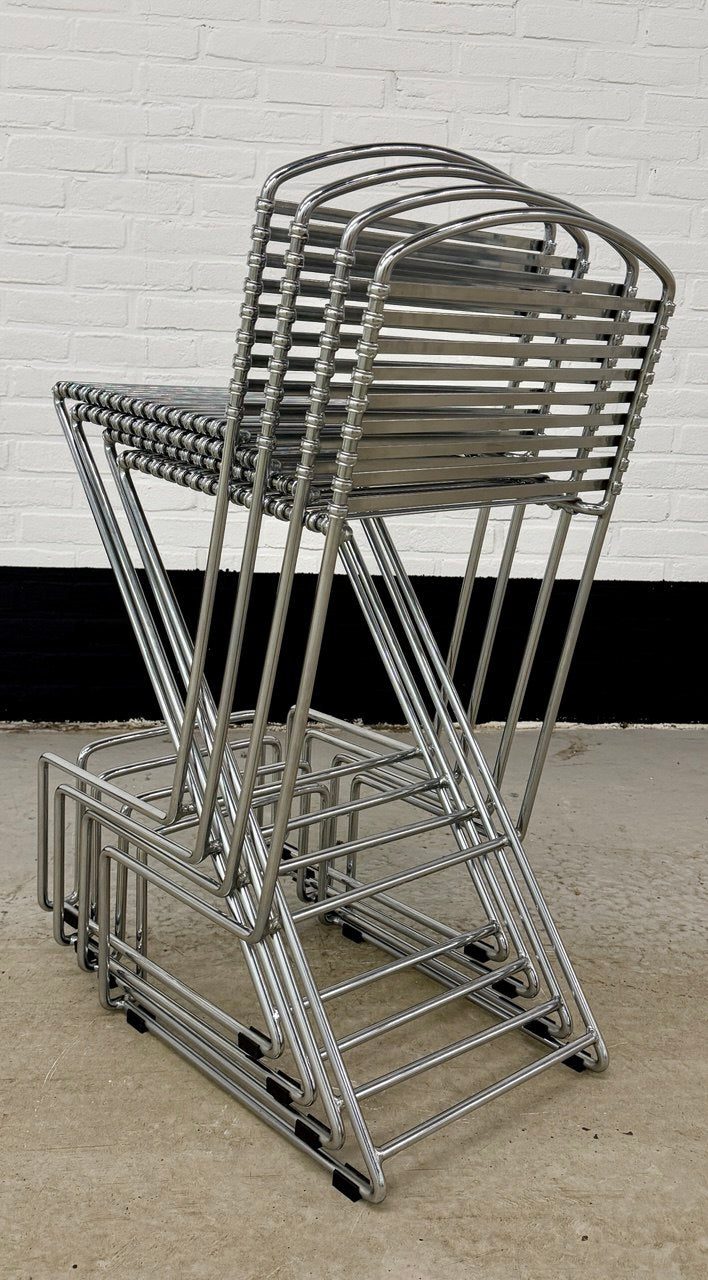 4 x vintage Till Behrens barkrukken