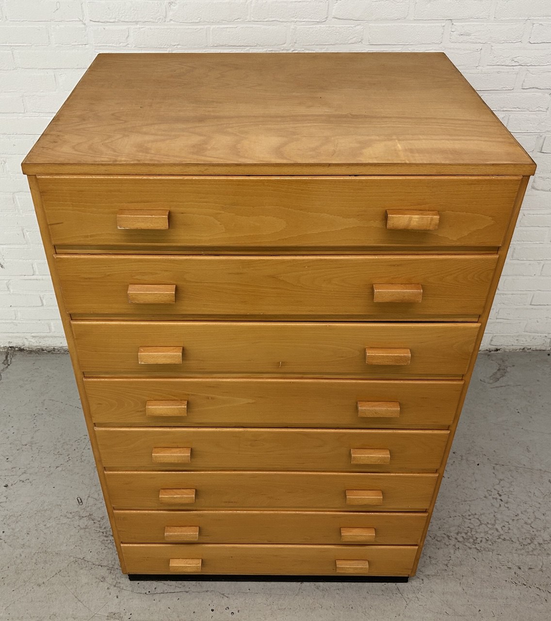 Vintage Schoolkast Papierkast Ladekast