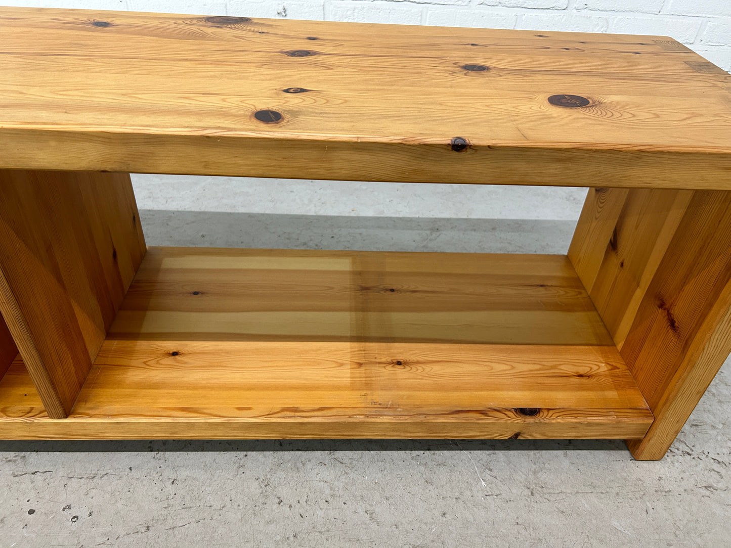 4 x vintage Aksel Kjersgaard pine wood storage benches