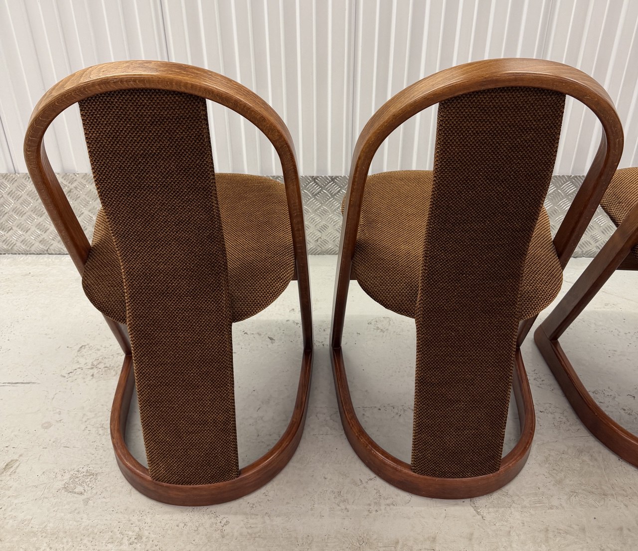 Set van 4 vintage design stoelen