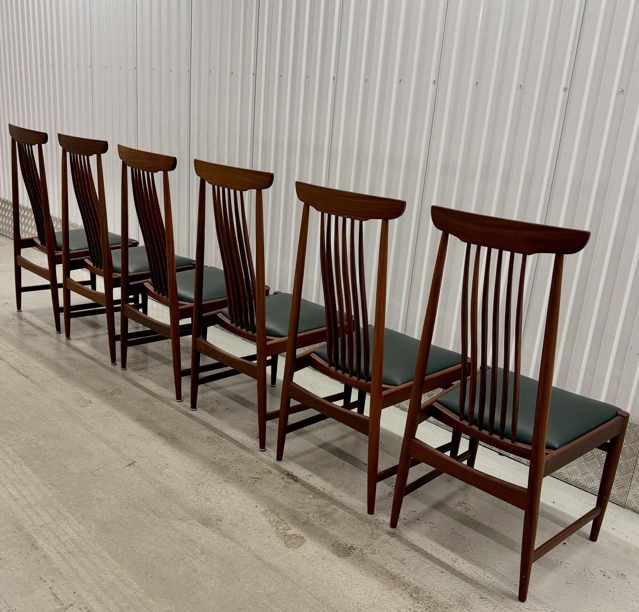 Danish Teak Dining Chairs, Arne Vodder